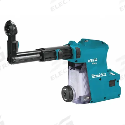 MAKITA On-Tool Dust Extractor: On-Tool, Self-Contained, 1 1/8 in Max. Dia, XRH08/XRH10 - On-Tool Self-Contained Attachments