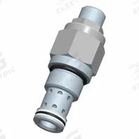 BUCHER HYDRAULICS Cartridge Valve: Screw-In, Screwdriver Adjustment, C12-20 Valve Cavity Size, RVBD (MPN RVBD-12-N-S-0-50). Key specifications — attr1012059: RVBD-12-N-S-0-50; attr1250696: RVBD; attr1011660: Nitrile; attr1011632: Screwdriver; attr1011635: BUCHER HYDRAULICS; attr1011636: Steel; attr1011644: C12-20.