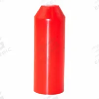 ELECTRIDUCT Heat Shrink End Caps: 25 Pk, 1 in I.D. Before Shrinking, 0.31 in I.D. After Shrinking (MPN HSEC-100-UV-RD-25PK). Key specifications — Shrink Tubing Properties: UV Light Resistant; Shrink Ratio: 3:1; Temp. Range: -55°C to 110°C; Brand: ELECTRIDUCT; _Pack Size: 25.
