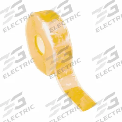 CAPLUGS Self-Fusing Tape: 2 in Wd, 12 yd Lg, 20 mil Thick, Silicone Rubber, Silicone - Self-Fusing High-Temperature Film Plating Tape