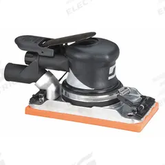 DYNABRADE Air Sheet Sander: Orbital, 0.28 hp, 18 cfm, Central Vacuum, 10,000 RPM Max (MPN 57814). Key specifications — attr1320331: Palm; attr1320360: DYNABRADE; attr1330282: 7 in x 3-11/16 in.