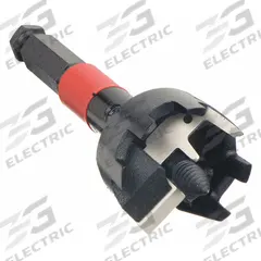 MILWAUKEE Self Feed Drill Bit: 2 in Drill Bit Size, Hex, 7/16 in Shank Dia, 5 in Overall Lg (MPN 48-25-5135). Key specifications — attr277224: MILWAUKEE.