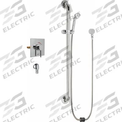 CHICAGO FAUCETS Shower Faucet: SH-TP, 2.5 gpm Handheld Showerhead Flow Rate, Plastic - Shower Faucets with Hand-Held Showerheads