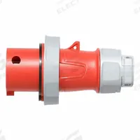 LEVITON Pin and Sleeve Plug: Red, 480V AC, Three Phase, 30 A, 3 Pole, 4 Wire, IEC Grounding (MPN 430P7WLEVPI). Key specifications — Brand: LEVITON.