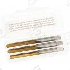 CHICAGO-LATROBE Tap Kit: 1/4"-20 UNC, H3 / 3B, 2 Flute, TiN Coated High Speed Steel (MPN 173233). Key specifications — attr1300563: One Each Taper, Plug, and Bottoming.