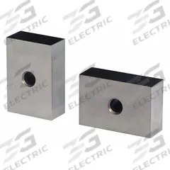 SUBURBAN Tri-Block Pair: 2 Blocks, 1 Holes, 3 in x 2 in x 1 in, 0.0001 in Squareness, 1 PR (MPN B-123-H1-M). Key specifications — attr1181834: 0.0001 in; attr1181835: 2; attr1181837: 5/16 in - 18 in Tapped; attr1181850: SUBURBAN.