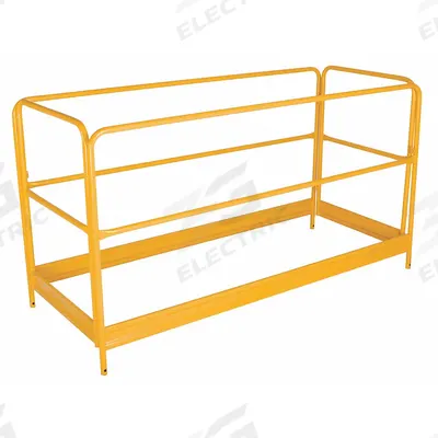 METALTECH Guard Rail: Guardrail, Steel - Guardrail & Toe Board Kits
