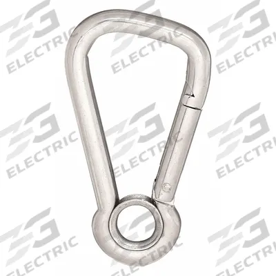 LUCKY LINE PRODUCTS Spring Snap: 1 Snaps, 460 lb Working Load Limit, Solid Gate - Load Rated Spring Snaps
