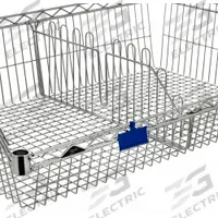 METRO Divider, Wire Shelf Accessory, Basket Shelf: 18 in x 8 13/32 in, Steel (MPN BSKDIV-18H). Key specifications — Material: Steel; Color: Silver; Finish: Chrome; Brand: METRO.