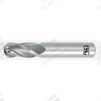 OSG Ball End Mill: Carbide, TiAlN Coated, 4 Flute, 14 mm Mill Dia, 30 mm LOC, 89 mm OAL (MPN 404-5512-BN11)