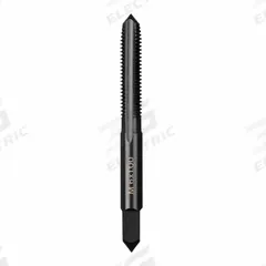 MILWAUKEE Straight Flute Tap: M6x1 Metric, 2B, 4 Flute, Plug Chamfer, Black Oxide Carbon Steel (MPN 49-57-5136)