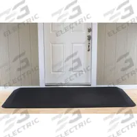 EZ EDGE Door Ramp: 82 in Lg, ADA Compliant, Black, Rubber (MPN MRAEZ2195). Key specifications — Brand: EZ EDGE.