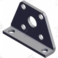 SMC Mounting Bracket: Foot, Fits 20 mm Bore Dia, CQS-L020, CQS. Key specifications — attr1062031: CQS-L020; attr1062033: SMC; attr1062037: CQS.