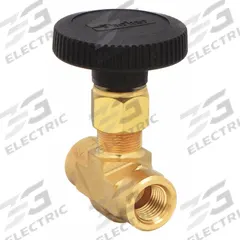PARKER Needle Valve: Inline Valve Body, Brass, Integral Bonnet, 1/4 in Pipe Size, FNPT x FNPT, NPT (MPN 4F-V6LK-B). Key specifications — For Media: Chemicals; Standards: ISA S75.02; Brand: PARKER; Valve Series: V; Connection Gender - Side 2: Female; Connection Gender - Side 1: Female; Connection Type - Side 1: NPT; Connection Type - Side 2: NPT.