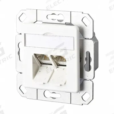 METZ CONNECT Wall Outlet: UPK, GD-Zn (Zinc Die-Cast), LSA Terminal Block x RJ45 - Voice & Data Housings, Panels & Connector Components