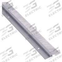 NATIONAL GUARD Door Weatherstripping: Brush Insert, 7 ft Lg, 2 1/16 in Wd, 3/8 in Ht (MPN D608A-84"). Key specifications — Insert Material: Nylon; Flange Material: Aluminum; Brand: NATIONAL GUARD.