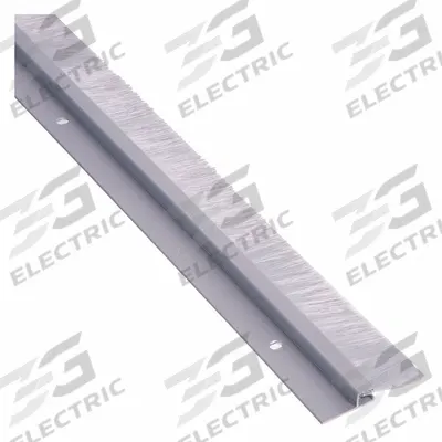 NATIONAL GUARD Door Weatherstripping: Brush Insert, 7 ft Lg, 2 1/16 in Wd - Metal Leaf Weatherstripping