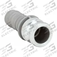 Cam and Groove Adapter: 3 in Coupling Size, 3 in Hose Fitting Size, 6 7/16 in Overall Lg (MPN 3LX54). Key specifications — Fitting Type: Male Hose Shank; Brand: APPROVED VENDOR.