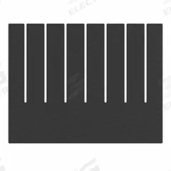 AKRO-MILS Divider: 9 3/4 in x 7 1/2 in, Black, For 9 1/8 in Bin Wd, Plastic, Short Side (MPN 41168). Key specifications — ESD Conductive: Not Electrostatic Discharge Conductive; Brand: AKRO-MILS; Material: Plastic; Compatible Manufacturer Model Number: 33168.