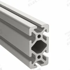 T-Slot Framing Extrusion: 15 Series, 8 ft Lg, 3 in x 1 1/2 in, Silver, Double, Smooth, 6 Slots (MPN 15QE1530-96). Key specifications — System of Measurement: Inch; Finish: Anodized; Product Type: T-Slot Profile; Material: Aluminum; Yield Strength: 25,000 psi; Manufacturer Part Number: 15QE1530-96; Brand: FAZTEK.