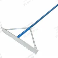 KRAFT TOOL Asphalt Rake: Magnesium Head, Aluminum Handle, Straight Handle Type, 84 in Handle Lg (MPN GG626). Key specifications — attr979817: KRAFT TOOL; attr979823: Magnesium.
