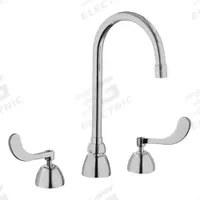 CHICAGO FAUCETS Gooseneck Kitchen/Bathroom Faucet: 786, Cast Brass, Widespread, Deck, 2 Handles (MPN 786-E3ABCP). Key specifications — Series: 786; Brand: CHICAGO FAUCETS.