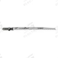 BOSCH Jigsaw Blade: 12, 4 5/8 in Blade Lg, Bi-Metal, High Carbon Steel, T Shank, 1 Pieces, 5 PK (MPN T308B). Key specifications — attr1097716: Solid Stock; attr1097715: Bi-Metal; attr1097719: 12; attr1097721: High Carbon Steel; attr1097728: BOSCH.