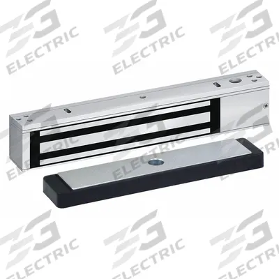 SDC Electromagnetic Lock: 12 1/2 in Lg, 1 1/2 in Wd - Single-Door Magnetic Locks