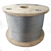 APPROVED VENDOR Wire Rope: Galvanized Steel, 7 x 19, 1,960 lb Working Load Limit, 250 ft Overall Lg (MPN 33RH66). Key specifications — End Type: Plain; Brand: APPROVED VENDOR.