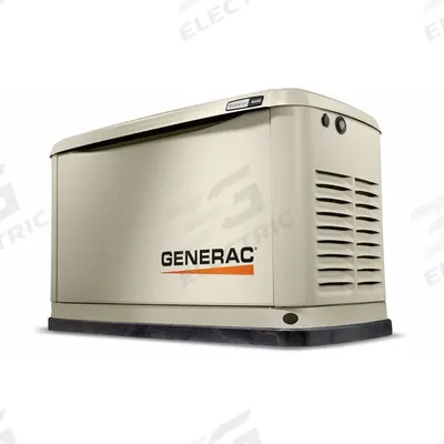 GENERAC Air-Cooled Standby Generator: Natural Gas/Propane, Air, Single Phase, 240V AC - Air-Cooled Generators for Natural Gas & Propane Fuel