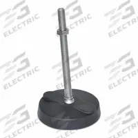 JW WINCO Male-End Leveling Mount: Swiveling Stud, 5/8"-11 Thread Size, 3.15 in, 5,000 lbf Capacity (MPN 10T3W11). Key specifications — Base Shape: Round; Load Capacity: 5,000 lbf; Mounting Holes: Mounting Holes Not Included.