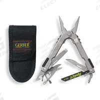 GERBER Multi-Tool: Multi-Tool Plier, 12 Tools, 14 Functions, 5 in Closed Lg, 6 1/2 in Open Lg, MP600 (MPN 47563). Key specifications — attr15951: GERBER; attr10311: Multi-Plier 600 - Pro Scout Needlenose Stainless, Sheath - Clam; attr10312: Natural Wood; attr15963: Stainless Steel; attr15971: Multi-Tool Plier; attr15972: Wire Crimper; attr15977: Fold-Out; attr15981: MP600.