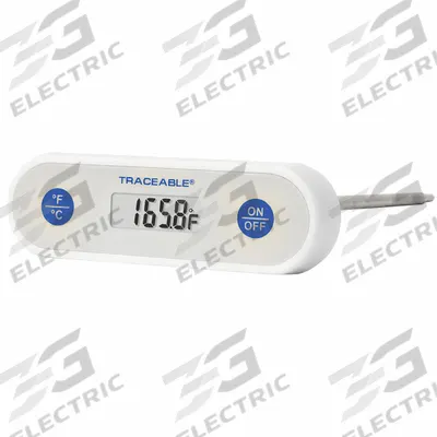 CONTROL COMPANY Digital Thermometer: -58°F to 536°F /-50°C to 280°C, ±1°C - Industrial Digital Pocket Thermometers