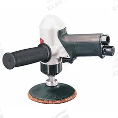 DYNABRADE Air Disc Sander: 4 in Pad, Threaded Shank, Heavy Duty, 0.7 hp, 32 cfm, Pistol-Grip Grip (MPN 50324). Key specifications — attr1320237: DYNABRADE; attr1320246: Rear.