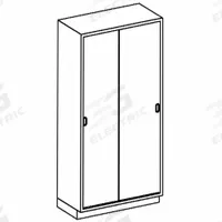 Tall Cabinet: 7 ft Overall Ht, 18 in Overall Dp, 35 in Overall Wd, Stainless Steel, 0 Drawers (MPN J35HAS). Key specifications — Product Type: Tall Cabinet; Brand: BLICKMAN; Material: Stainless Steel; Standing Style: Wall Mounted; Cabinet Type: Tall Cabinets.