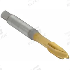 OSG Spiral Point Tap: #8-32 UNC, H10, 3 Flute, Plug Chamfer, TiN Coated Cobalt (MPN 1101508005)