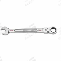 MILWAUKEE Combination Wrench: Chrome Vanadium Steel, Chrome, 11/16 in Head Size, 1 1/2 in Overall Lg (MPN 45-96-9817). Key specifications — attr309600: 11/16 in; attr309611: Chrome; attr309610: Chrome Vanadium Steel; attr309604: No; attr309612: No; attr309613: No; attr309615: Yes; attr324932: MILWAUKEE.