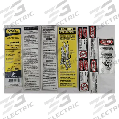 LOUISVILLE Label Kit: For 33J669/36Y453/36Y454/36Y455/36Y456 - Material Handling Parts