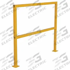 APPROVED VENDOR Handrail Section: Toe Board Not Included, 4 in x 4 in, Floor Mounted Rail Mounting (MPN 2HEK7). Key specifications — Product Type: Handrail Section; Brand: APPROVED VENDOR; Color: Yellow; Handrail Shape: Square; Material: Steel; Number of Rail Levels: Not Rated; Rail Mounting Style: Floor Mounted.