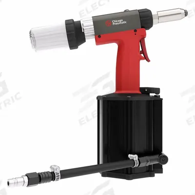 CHICAGO PNEUMATIC Air Riveter: 27 mm Stroke Lg, 21,000 N Pulling Force - Air-Powered Blind Rivet Installation Tools