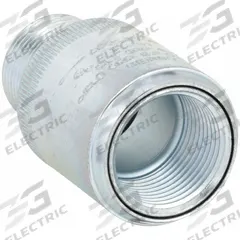Expansion Union - Conduit to Box: Iron, Chromate Coated/Electroplated/Powder Coated, UNY (MPN UNY100). Key specifications — Ends - Hazardous Fittings: 1 in FNPT x 1 in MNPT; Finish: Electroplated; Brand: APPLETON ELECTRIC.