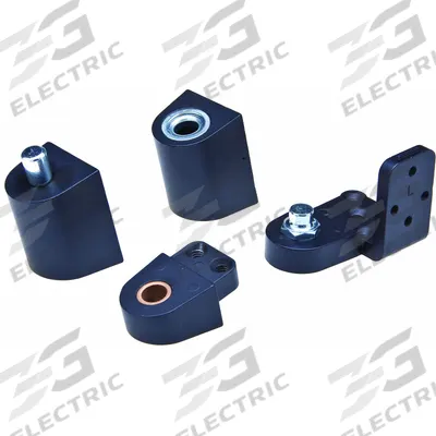 KABA ILCO Pivot Hinge: Aluminum, 2 3/4 in Leaf Ht - Half Surface-Mount Pivot Hinges