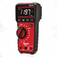 MILWAUKEE Digital Multimeter: TRMS, CAT III 600V, 600 V Max AC Volt Measurement (MPN 2217-20). Key specifications — Brand: MILWAUKEE; Calibration Certificate Included: Not Included.