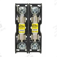 BUSSMANN Fuse Block: Open Block Design, 2 Pole, 600 V AC, Quick Connect/Screw, Non-Indicating (MPN BCM603-2SQ). Key specifications — Brand: BUSSMANN.
