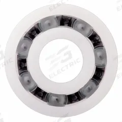 IGUS Polymer Ball Bearing: 626, Open, 6 mm Bore, 19 mm OD, 6 mm Wd, Polymer Ring, 80°C Max Temp (MPN B626B1E). Key specifications — System of Measurement: Metric; Bearing Industry Number: 626.