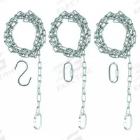 DAYTON Mounting Kit: Mounting Kit, 70 3/4 in Lg, 1/4 in Wd, Steel (MPN 45LW15). Key specifications — Includes: (5) Chain Lock Loops; Material: Steel; Manufacturer Part Number: 45LW15; Brand: DAYTON; Color: Silver.