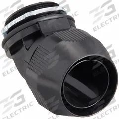 Liquid-Tight Conduit Fitting: Plastic, 2 in Trade Size, Insulated, 45° Elbow (MPN LT4200P). Key specifications — Insulated: Insulated; Box Connection: 2 in MNPT; Hazardous Location Rating: Class I, Division 2; Brand: THOMAS & BETTS.