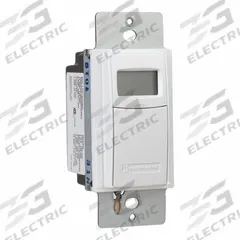 INTERMATIC Wall Switch Timer: 7 day Max, 1 min Min, SPST-NO, 277V AC, No Wall Plate Included, White (MPN ST01). Key specifications — attr211252: INTERMATIC; attr1070698: No Hold Included.