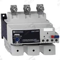 SCHNEIDER Overload Relay: Thermal Protection, 3 Poles, 1NO/1NC, Phase Loss Sensitivity, 60 A – 100 A (MPN LR9D5367). Key specifications — Brand: SCHNEIDER; Auxiliary Contact Form: 1NO/1NC; Compatible Contactor Series: TeSys Deca; Terminal Connection Type: Screw Clamp Terminals; Maximum Voltage Rating: 690V AC; Phase Loss Sensitivity: Yes; Thermal Units Required: None (Relay Includes Integrated Bimetallic Elements); Compatible Contactors: TeSys Deca (115 to 150 Amp Models).