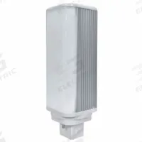 GE LAMPS Compact LED Bulb: Type A, 4-Pin (GX24q-4), T16, LED, 3000K, 1,850 lm Light Output (MPN LED19GX24q-H/830). Key specifications — Brand: GE LAMPS; Bulb Designation: LED19GX24q-H/830; Dimmable: No; Color Temperature: 3000K.